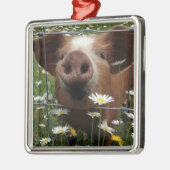 *SCHATTIG EN VASTE PIGLET VOOR CHRISTMAS* METALEN ORNAMENT (Links)