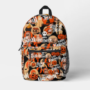  Schattig & eng Halloween griezelige sfeer  Bedrukte Rugzak
