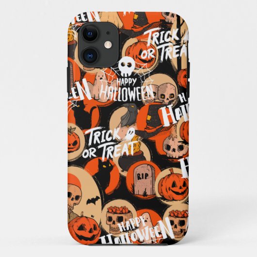 Schattig & eng Halloween griezelige sfeer Case-Mate iPhone Case (Achterkant)