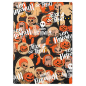 Schattig & eng Halloween griezelige sfeer Klembord (Achterkant)