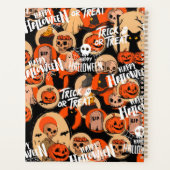  Schattig & eng Halloween griezelige sfeer  Planner (Achterkant)