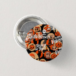 Schattig & eng Halloween griezelige sfeer Ronde Button 3,2 Cm