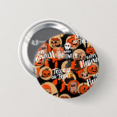 Schattig & eng Halloween griezelige sfeer Ronde Button 5,7 Cm (Voorkant /achterkant)