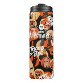 Schattig & eng Halloween griezelige sfeer Thermosbeker (Voorkant)
