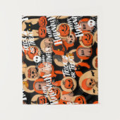 Schattig & eng Halloween griezelige sfeer Wandkleed (Voorkant)