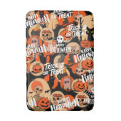 Schattig & eng Halloween spooky vibes Badmat (Voorkant Verticaal)