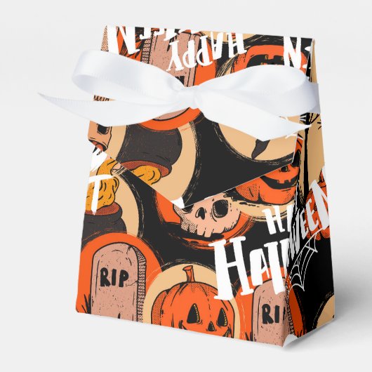  Schattig & eng Halloween spooky vibes  Bedankdoosjes (Voorkant Zijde)