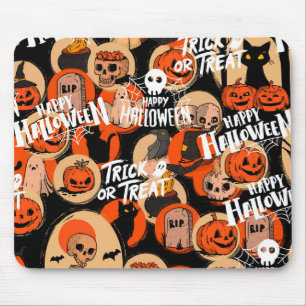 Schattig & eng Halloween spooky vibes Muismat