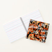 Schattig & eng Halloween spooky vibes Notitieboek (Binnen)