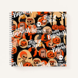 Schattig & eng Halloween spooky vibes Notitieboek