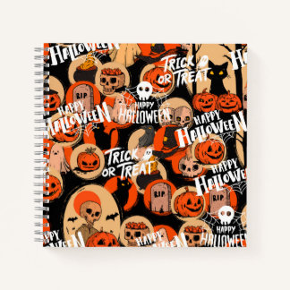 Schattig & eng Halloween spooky vibes Notitieboek