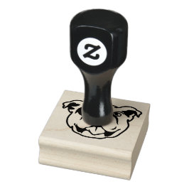 Schattig Engels Bulldog stempel
