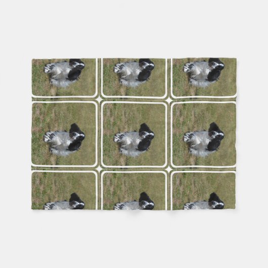 Schattig Engels Cocker Spaniel Fleece Deken (Voorkant (Horizontaal))