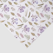 Schattig Engels Paarse Violet Bloem Tuin Gift Tissuepapier (Detail)