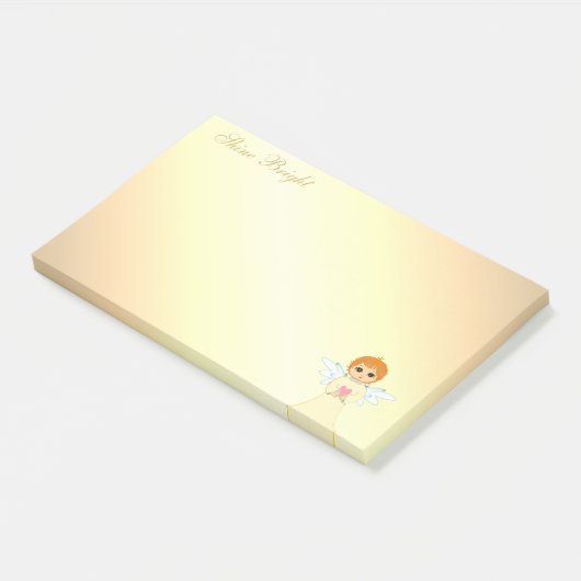 Schattig engeltje post-it® notes (Schuin)