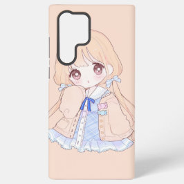 Schattig Esthetisch Kawaii Meisje Pastel Samsung T Galaxy Hoesje