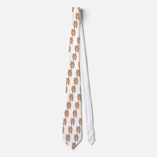 schattig everzwijn stropdas (Voorkant)