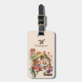 Schattig Fairy en Gnome Bagagelabel | Wonderland (Voorkant verticaal)