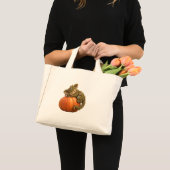 Schattig Fantasie Mos Wezen dat een Pompoen Knuffe Mini Tote Bag (Voorkant (product))