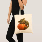 Schattig Fantasie Mos Wezen dat Pompoen Tote Zak O Bag (Voorkant (product))