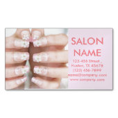 schattig faux nagels mode beauty SPA nagelsalon Visitekaartje Magneet (Voorkant)