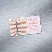 schattig faux nagels mode beauty SPA nagelsalon Visitekaartje Magneet (Voorbeeld)