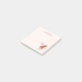 Schattig fee meisje in roze jurk Fantasievol Post-it® Notes (Schuin)