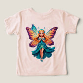 ⭐ Schattig feeëmeisje met vlinder vleugels 🦋 (Design achterkant)
