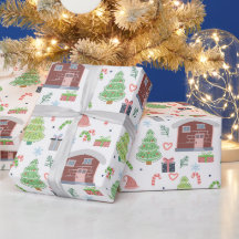 Schattig feestelijk kerstpatroon