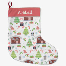 Schattig feestelijk kerstpatroon