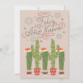 Schattig feliz navidad kerst feestdagenkaart (Achterkant)
