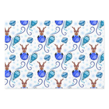 Schattig Festief Blauw Kerstrendier
