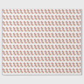 Schattig Festief Kerst Corgi Inpakpapier (Vlak)