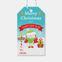 Schattig Festieve Rode Vogel in Kerstmannetjeshoed
