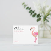schattig flamingo advies voor mammietkaart (Staand voorkant)