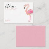 schattig flamingo advies voor mammietkaart (Voorkant / Achterkant)