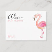 schattig flamingo advies voor mammietkaart (Voorkant)