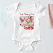 Schattig Fotocollage Beste Moeder Ooit eerste Moed Romper