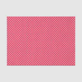 Schattig Framboos Roze & Wit Polkadots Tissuepapier