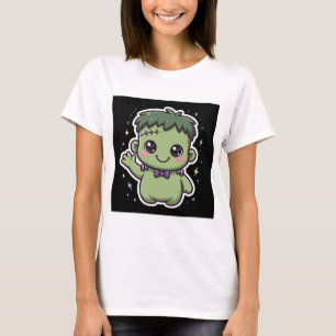 Schattig Frankenstein Monster Halloween T-Shirt