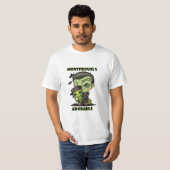 Schattig Frankenstein-monster met knuffel T-shirt (Voorkant volledig)