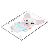 Schattig Frans bulldog Notitieboek (Linkerzijde)