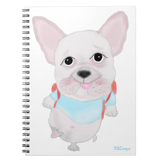 Schattig Frans bulldog Notitieboek (Voorkant)