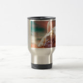 Schattig Frans Bulldog Water Kleur Art Schilderij Reisbeker (Center)