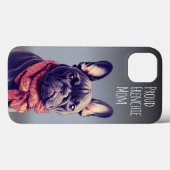Schattig Franse Bulldogje Case-Mate iPhone Case (Achterkant (horizontaal))