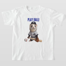 Schattig Fret Verkleed als Honkbalspeler T-shirt