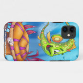 schattig FriendFish iPhone 5 hoesje (Achterkant (horizontaal))