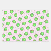Schattig Frogs Collectie - Schattige kikkerthema Inpakpapier Vel (Voorkant)