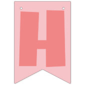 Schattig fruit sandwich picknick party Gelukkige v Vlaggetjes (Tweede vlag)