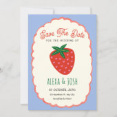 Schattig fruit save the date (Voorkant)